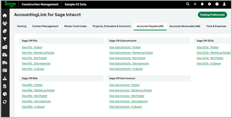 The Accounts Payable Tab.