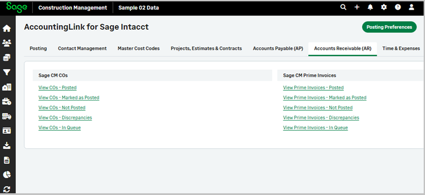 The Accounts Receivable Tab.