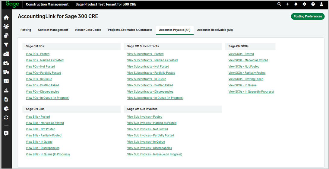 The Accounts Payable Tab.