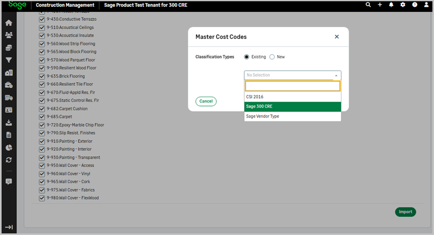 An example of exporting Sage CM vendors.